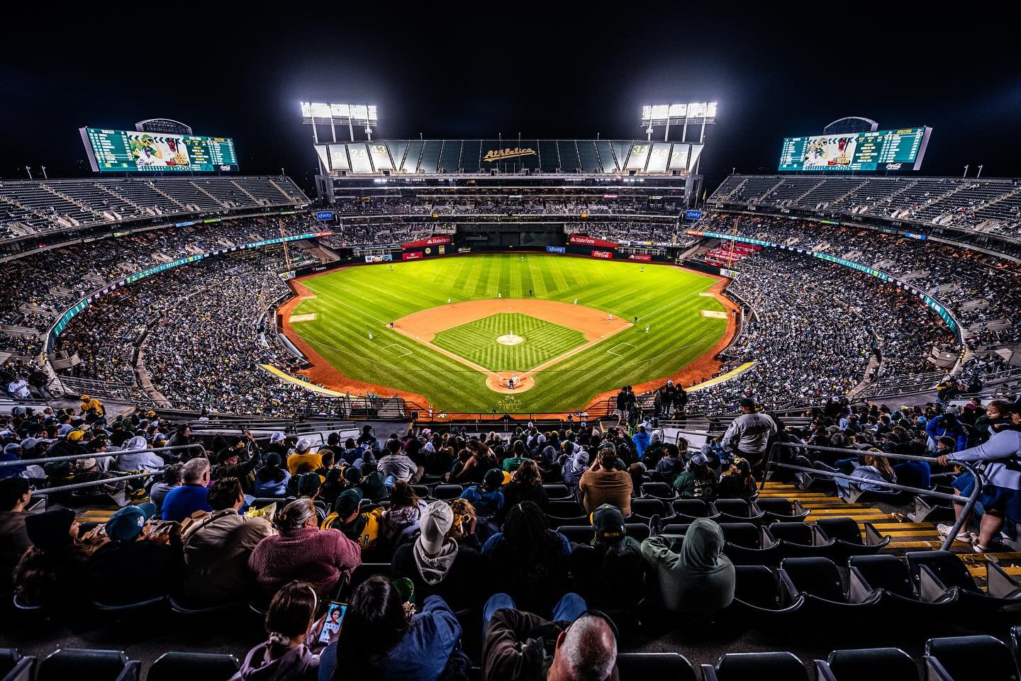 For the first and last time, I got to see a game at the Oakland Coliseum. Yanks vs A’s for the last weekend game and the last series they will play each other at this stadium. The experience was surreal. The stadium may not look the best, it ma