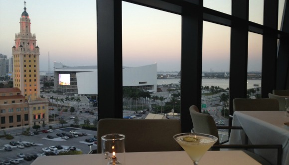 This downtown spot is a culinary lab of sorts for the Miami Culinary Institute at Miami-Dade College. Located on its Wolfson campus, the windows on this 7th floor restaurant look north towards the landmark Freedom Tower and American Airlines Arena, then out onto Biscayne Bay.