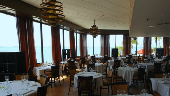 In the space that was once Pocao, the premiere Miami rodizio steakhouse, Brasileiro adds an Asian fusion menu to the rodizio repertoire while diners sit almost-on-the-bay and gaze across Biscayne at Virginia Key, Fisher Island and, from some tables, the diners at La Mar.