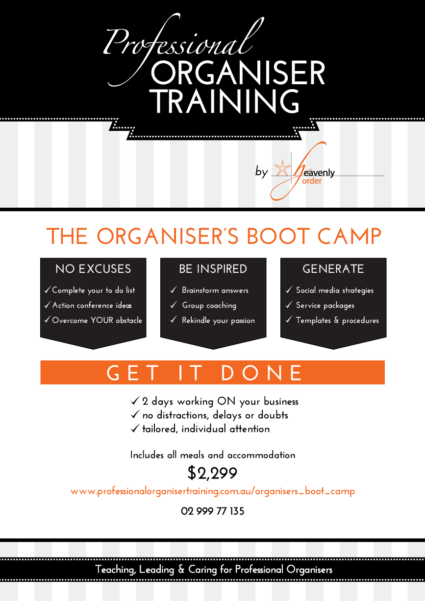 Organiser's Boot Camp