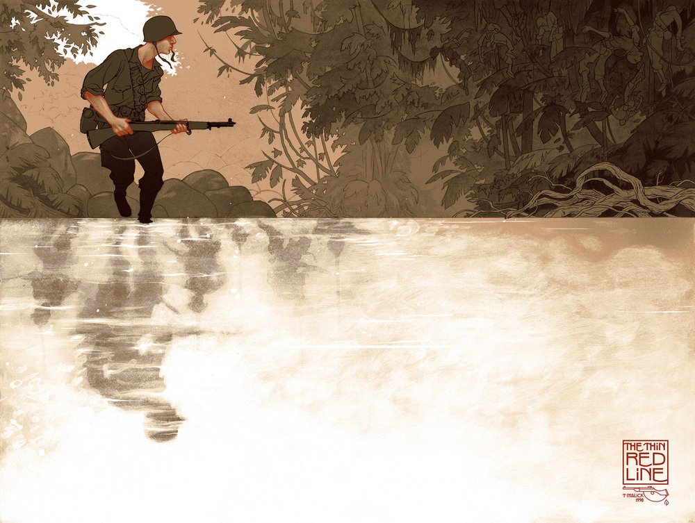 The Thin Red Line Print
