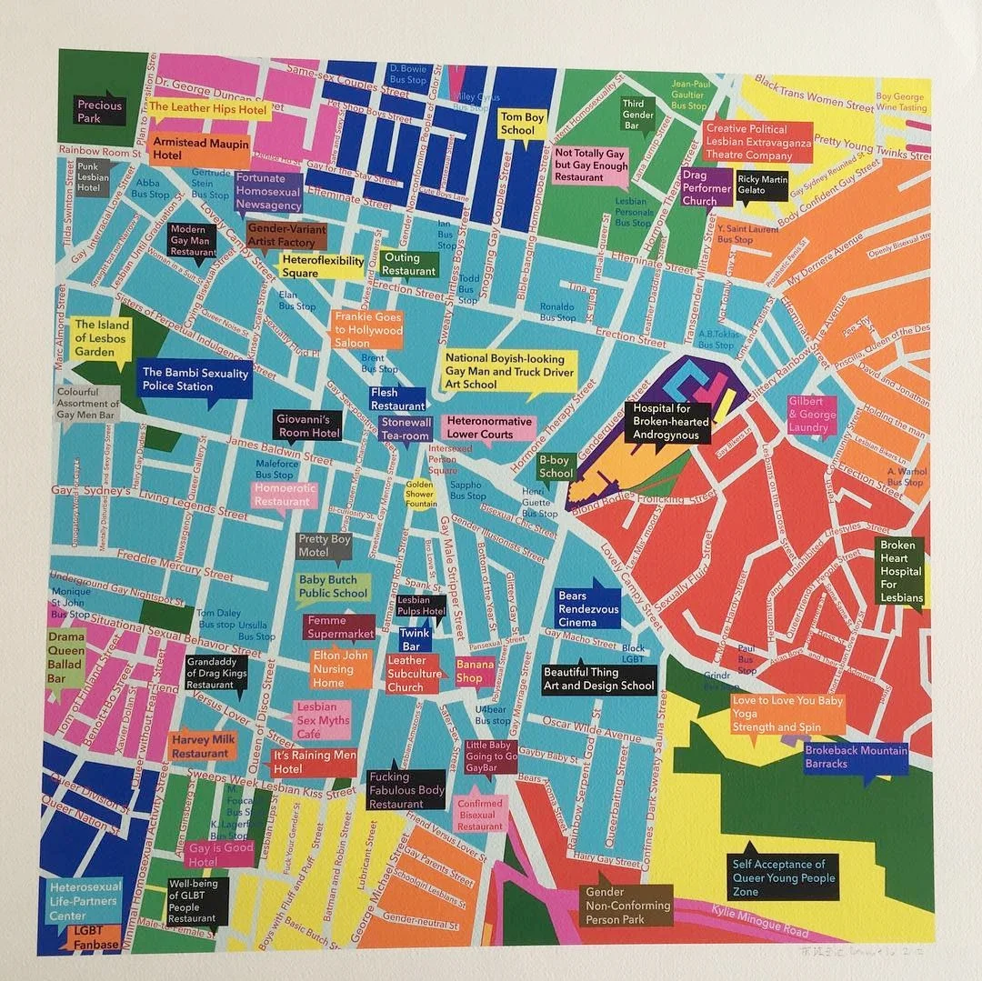 Bo + Benoit 'Sydney Love Map' Credit: Newsagency Gallery