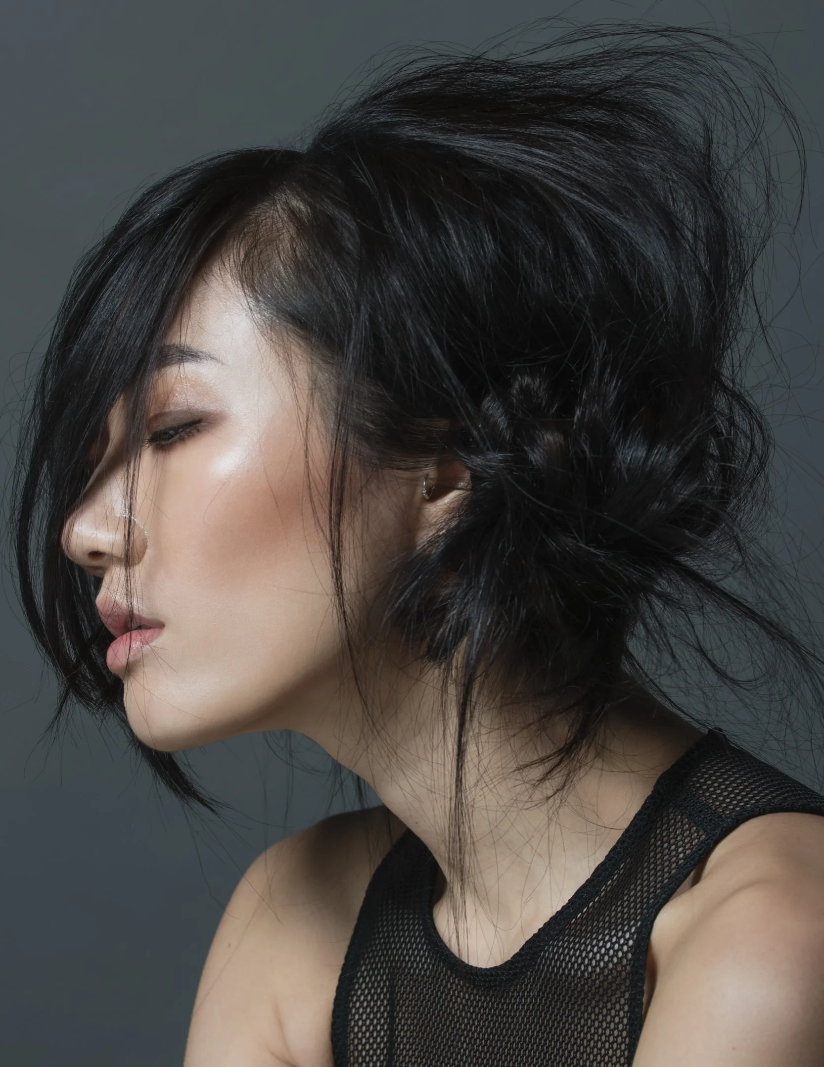 Photographer: David Sheldrick Hair: Shelley Sumner Makeup: Louise Lerego Model: Jessica Yang