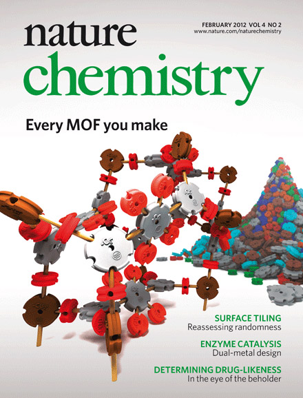 Nature Chemistry cover created by Christopher Wilmer.