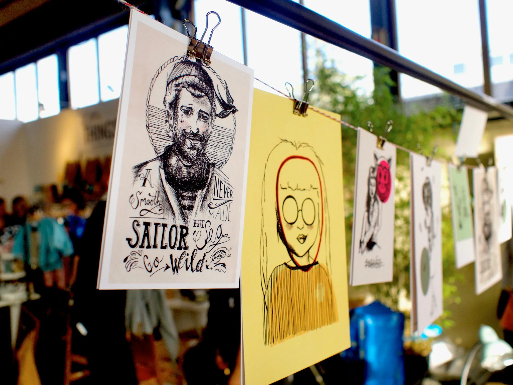 Handgetekende illustraties fotografie:©friso leunge