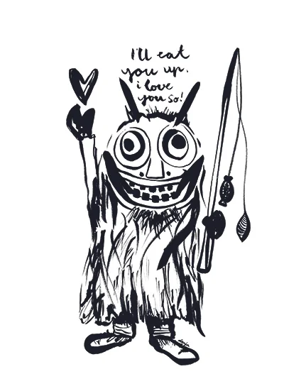 Yōkai (WIl je het verhaal lezen achter dit bijzondere wezen, de Yokai? Lees hier mijn blogpost I'll eat you up, I love you so! )