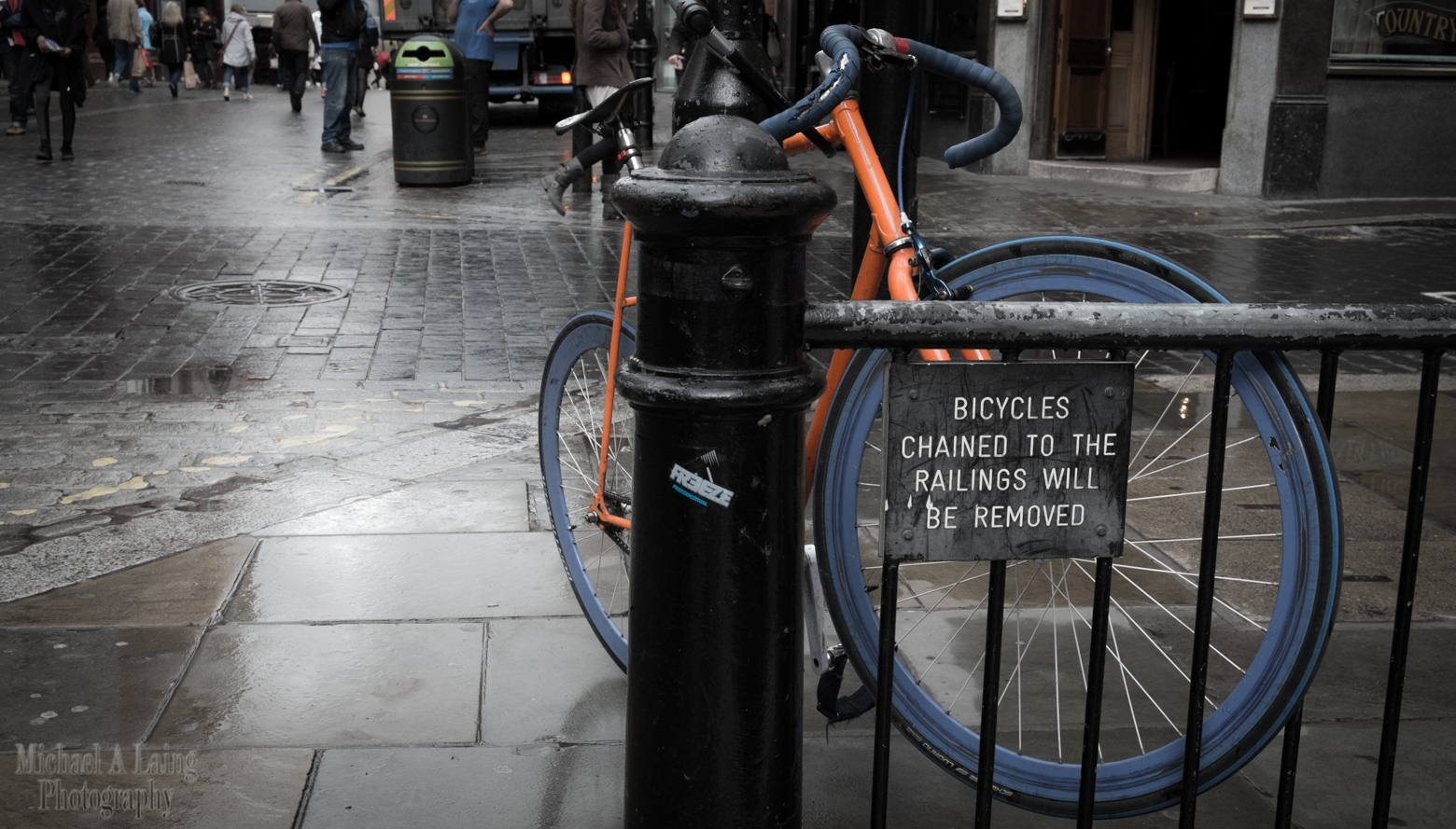 Walking around London and this image stood out for me.