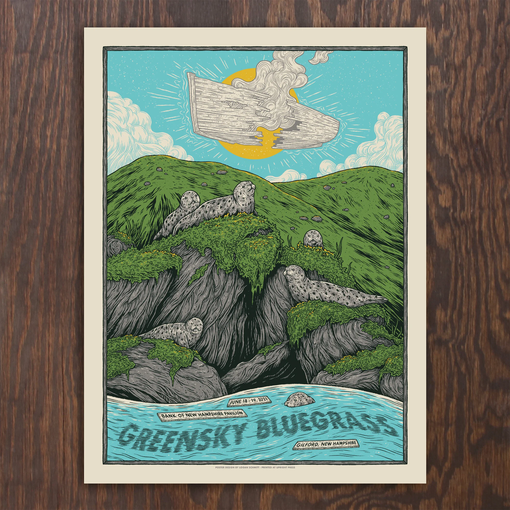 Greensky Bluegrass Poster New Hampshire