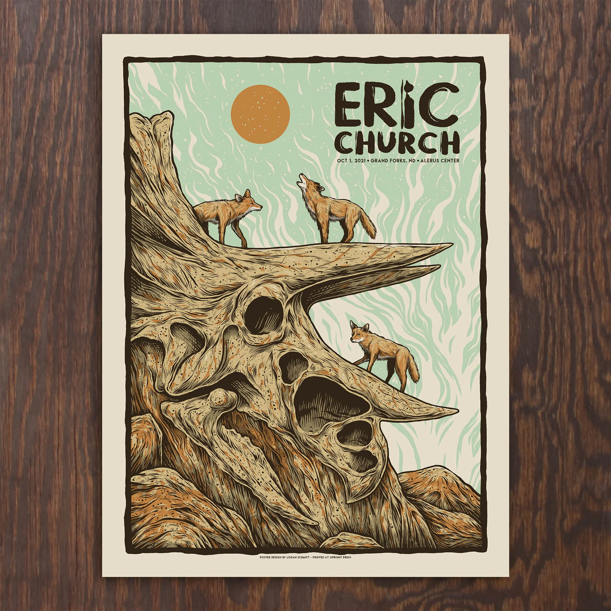Eric Church Poster Grand Forks Variant