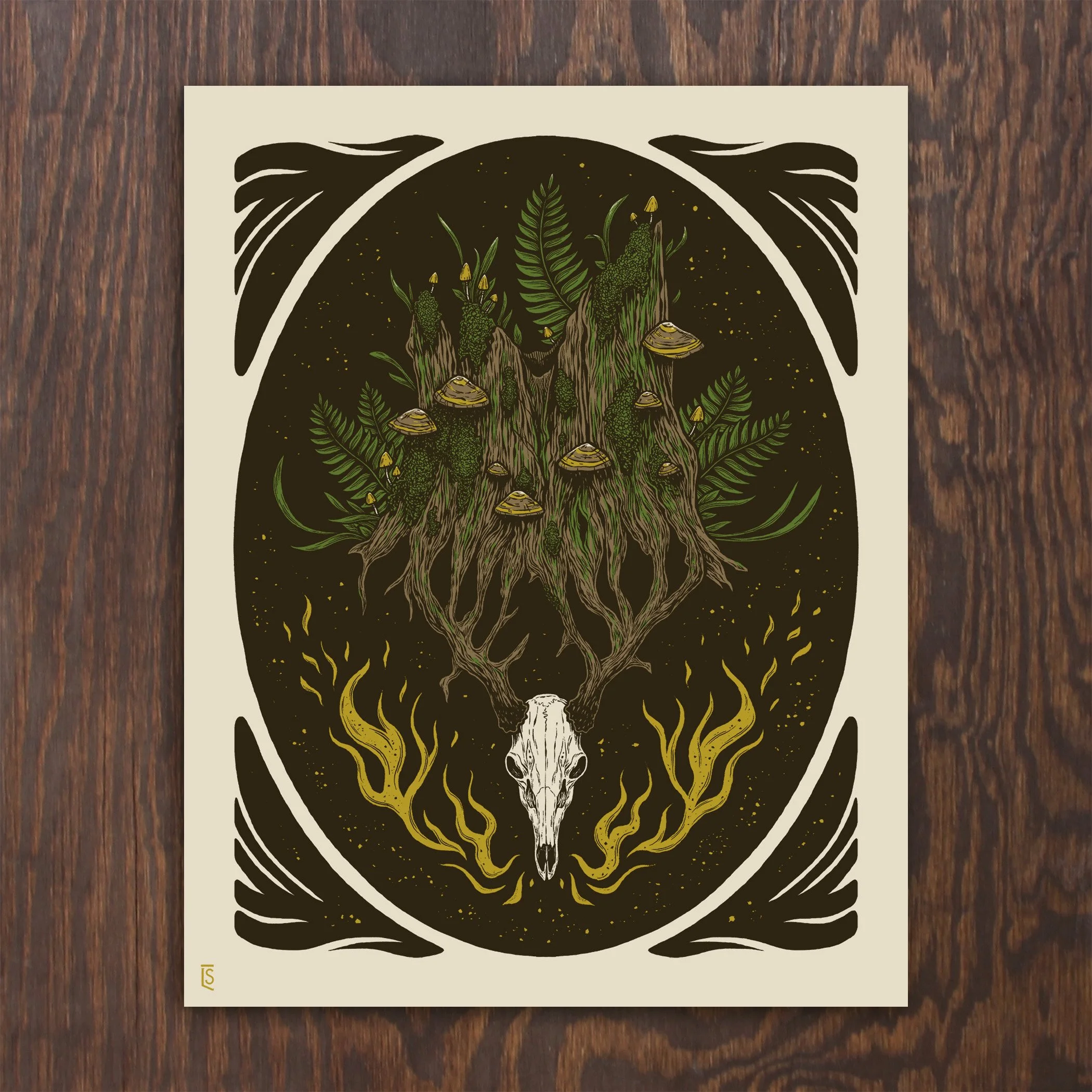 Old Growth Screenprint