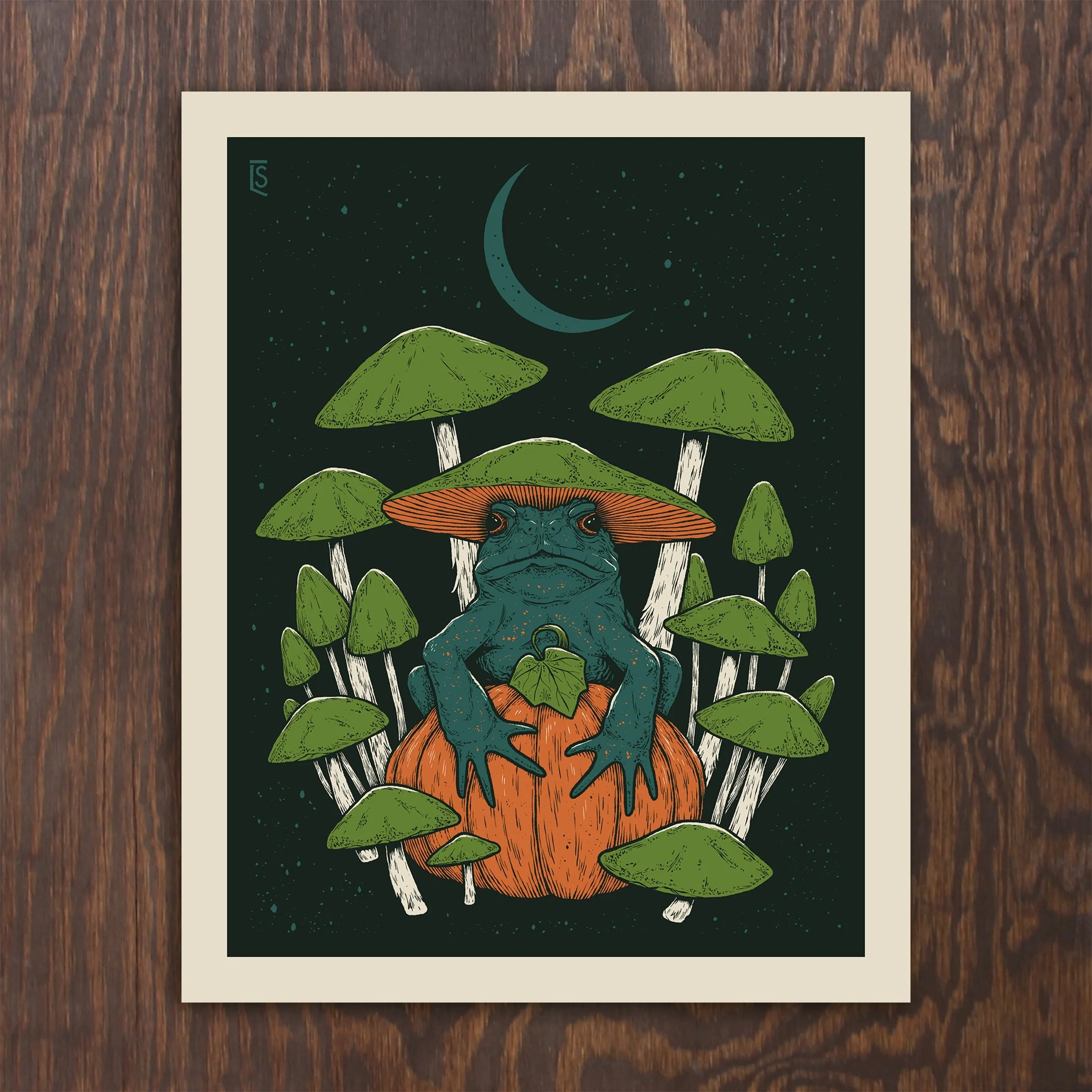 Night Toad Screenprint