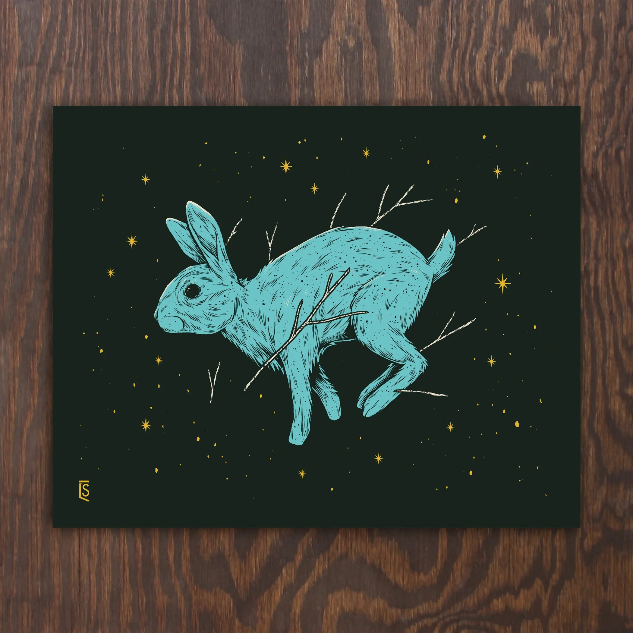 Dream Rabbit Screenprint