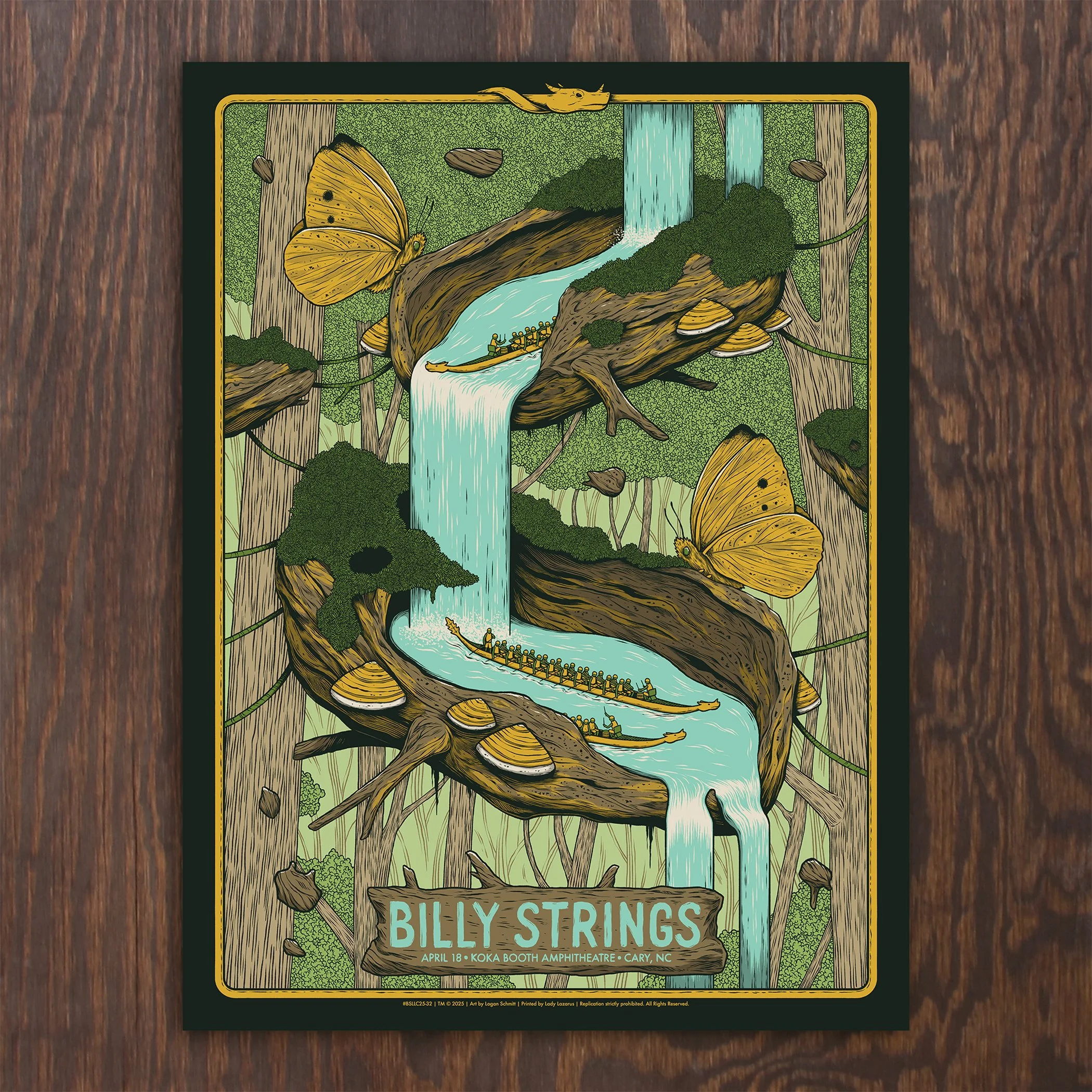 Billy Strings Cary NC Poster Night Two Regular