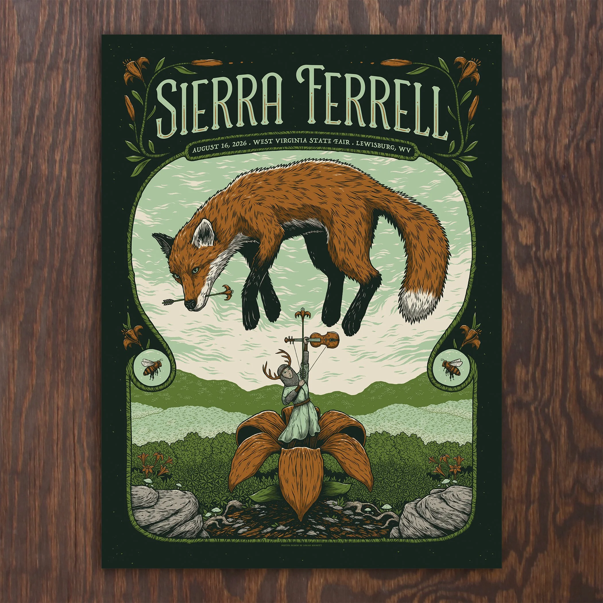 Sierra Ferrell West Virginia State Fair Poster 2026