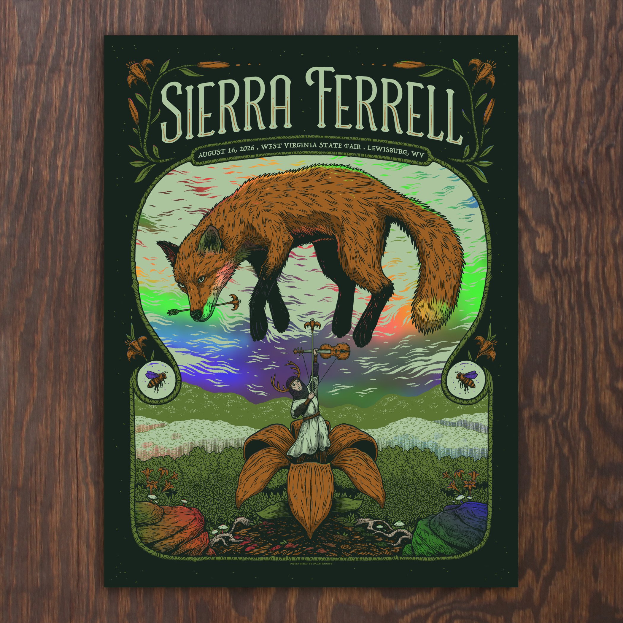 Sierra Ferrell West Virginia State Fair Poster 2026 Foil Variant