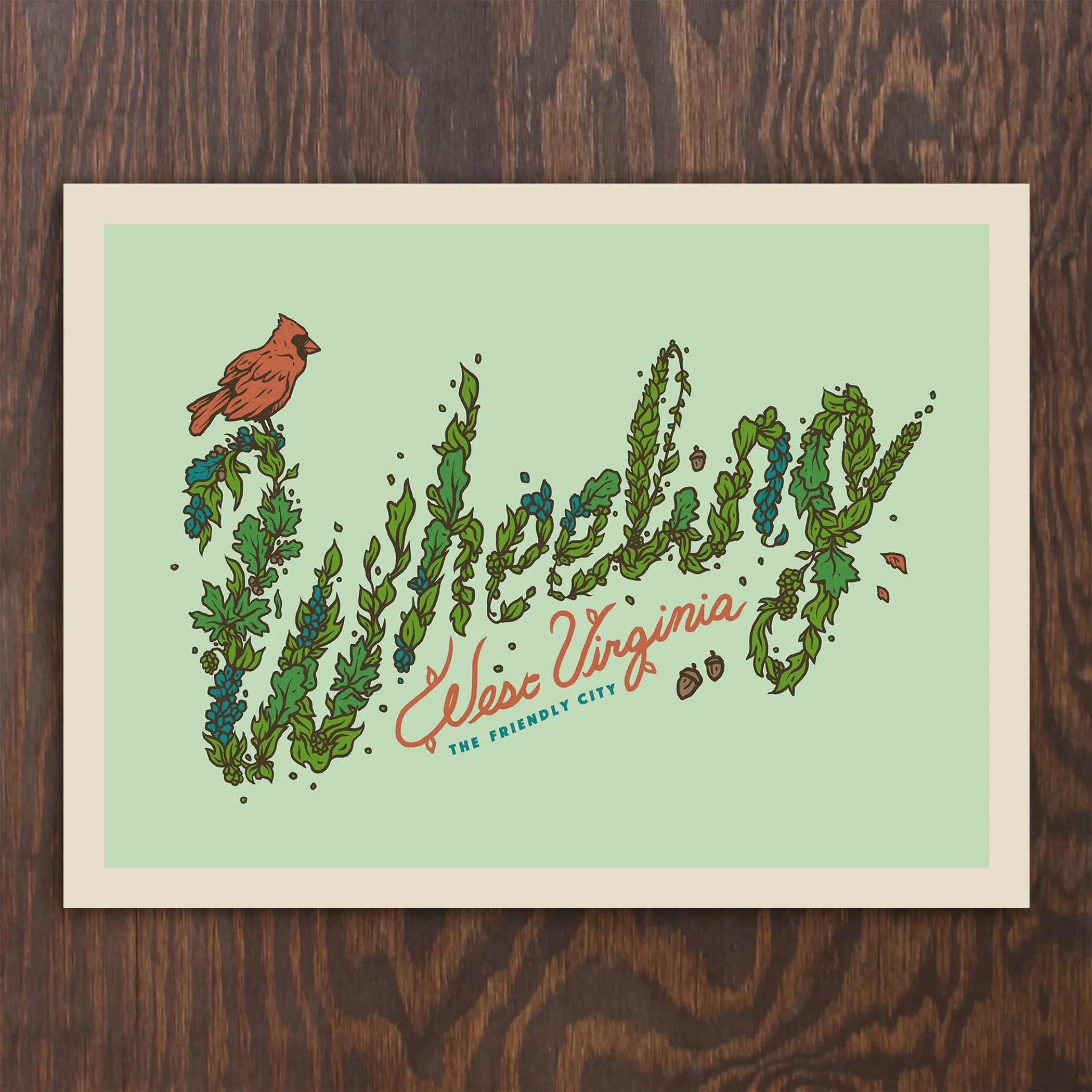 Wheeling West Virginia Screenprint Pre-Order - Local Pickup