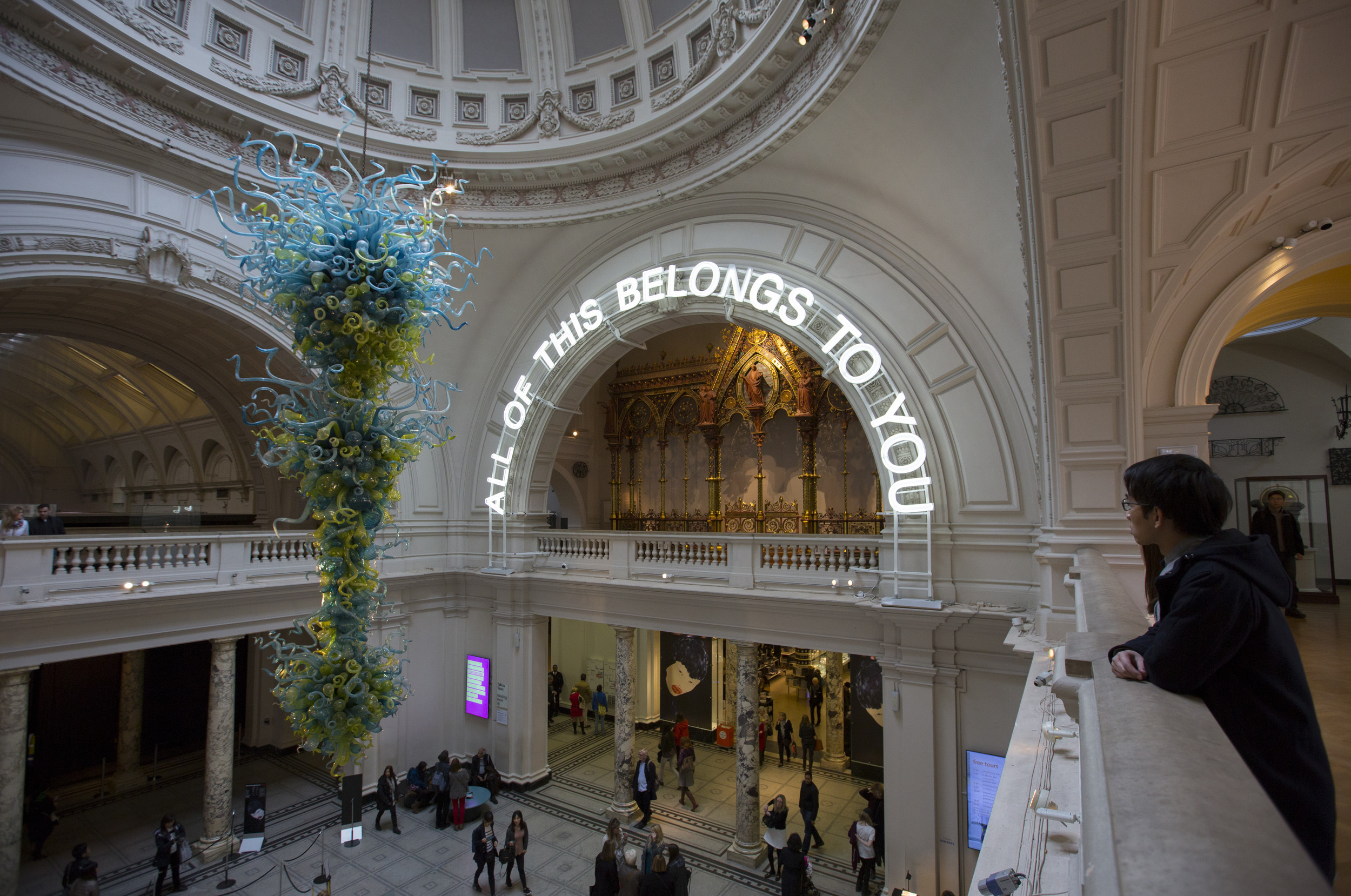   All of This Belongs to You &nbsp;was at the V&amp;A from April - July 2015. 