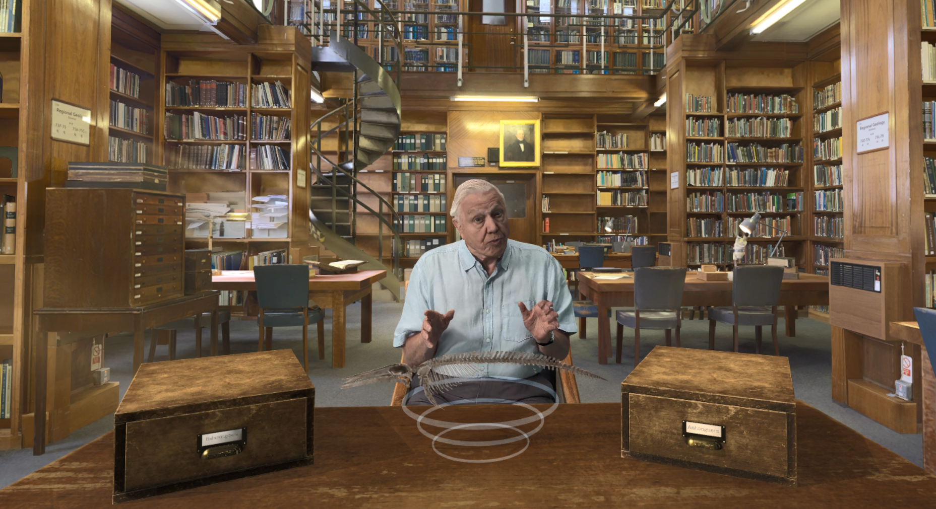  Sky’s new virtual reality experience,   Hold the World  , launched in June, offering the unique opportunity of a one-on-one with the world’s foremost natural history broadcaster, Sir David Attenborough. The ground-breaking interactive experience is 