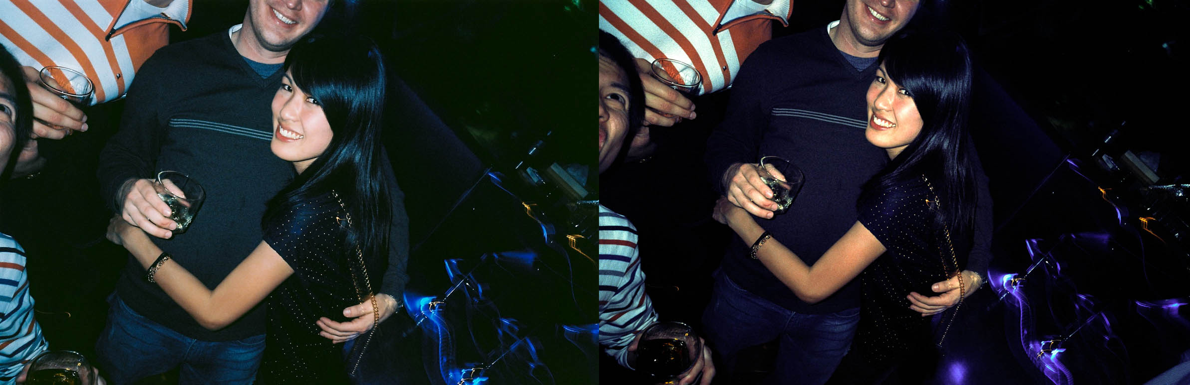 Left lab scan, right Opticfilm scan. After a lot of editing I was able to get the right image. the left one was just how the Frontier spits it out.