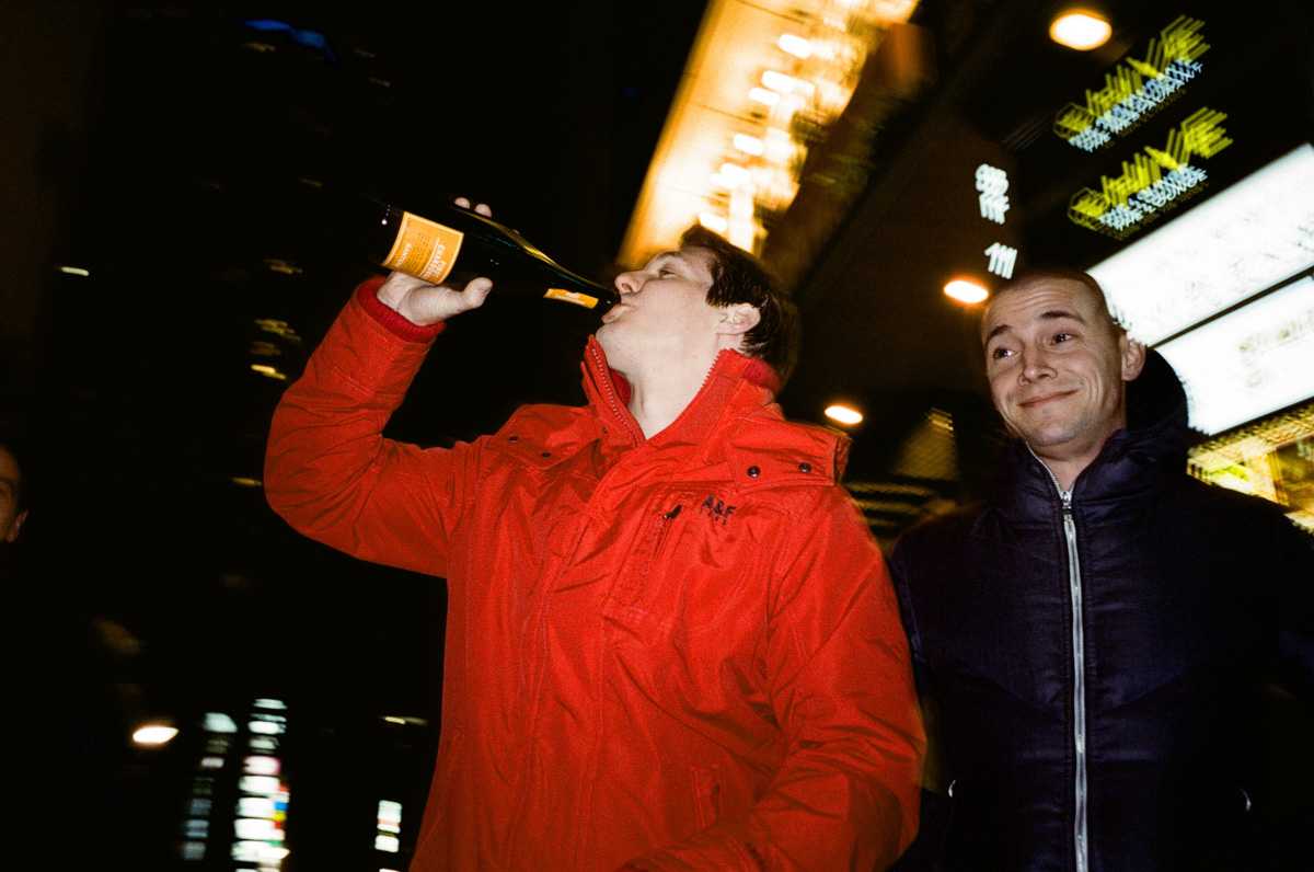 Portra 400 Pushed 2 stops. I'll never do that again. Just looks like home processed C-41. Ugly.