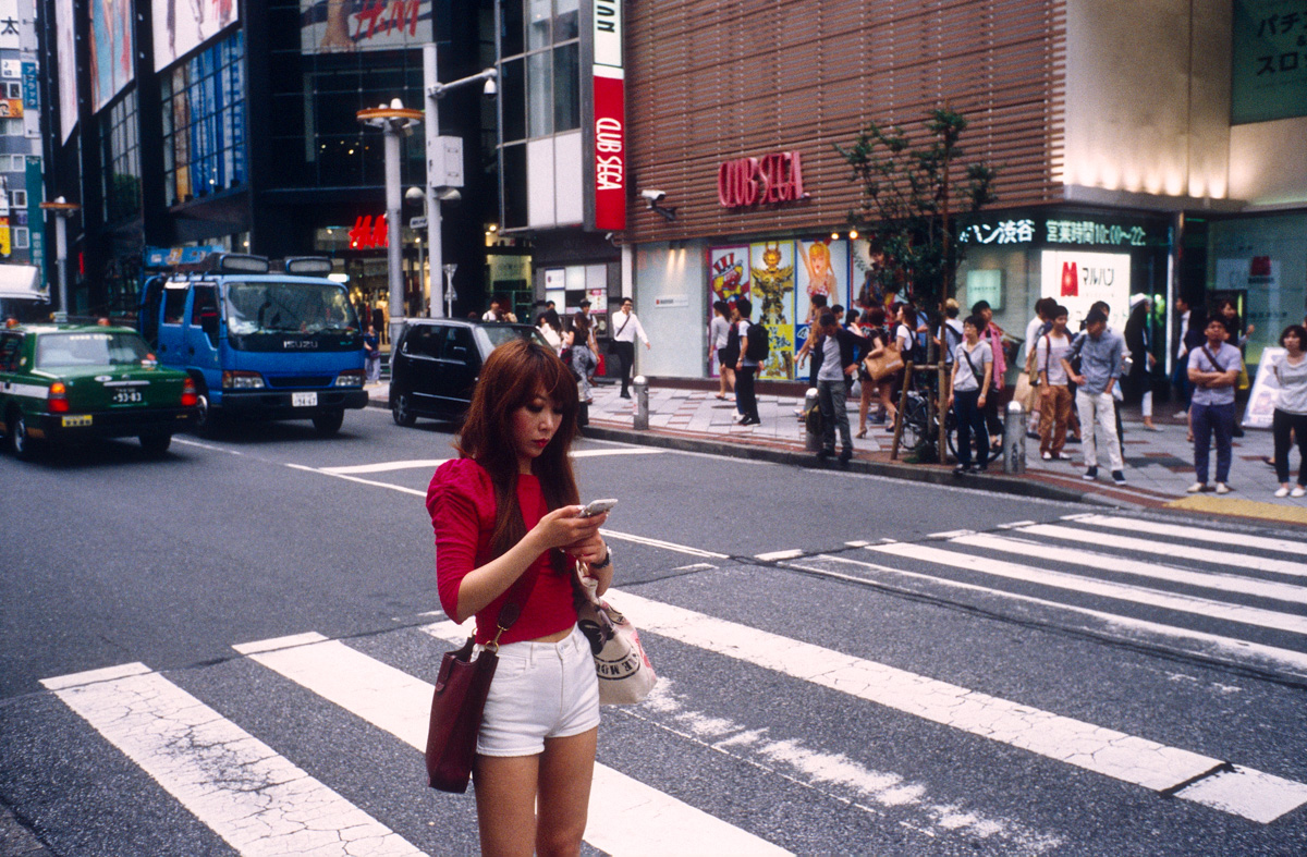 Shibuya - Provia 400X pushed +2 stops