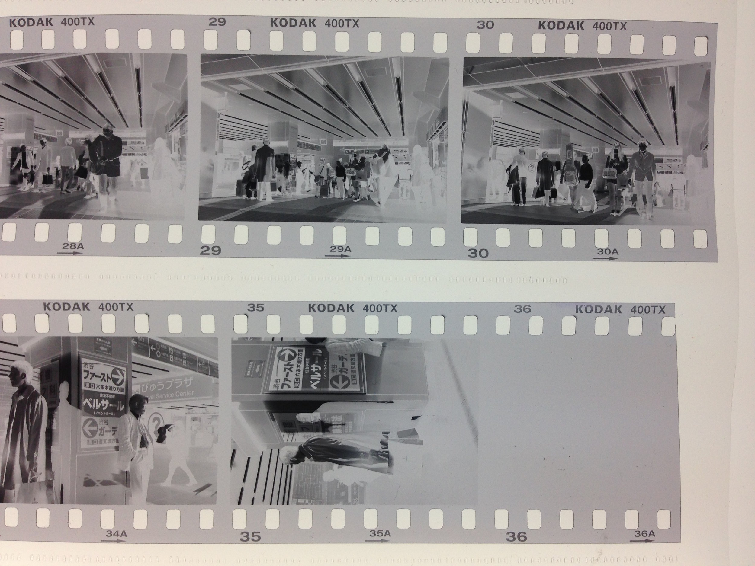 Very, clear and neutral negatives.