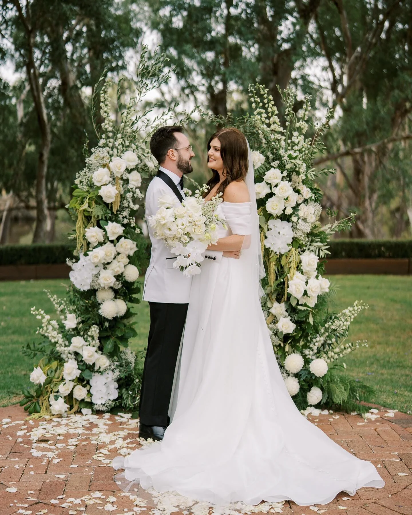 J + C~ The sweetest ceremony captured by @ameliaclairephoto 🤍🤍🤍