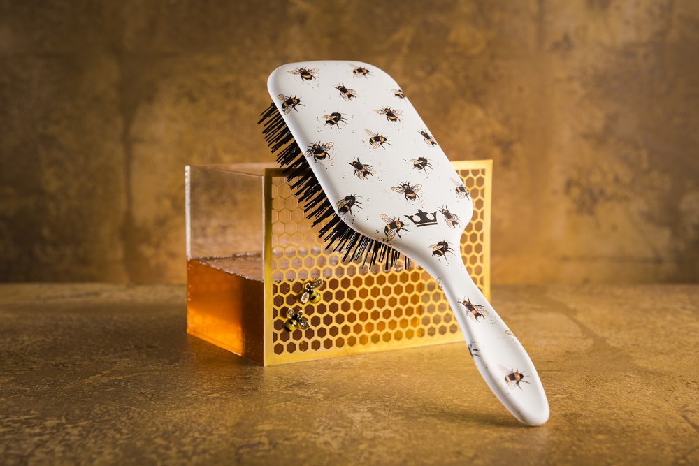 Shop - Denman Tangle Tamer Ultra Bees Paddle Hair Brush — Amy Holliday  Illustration