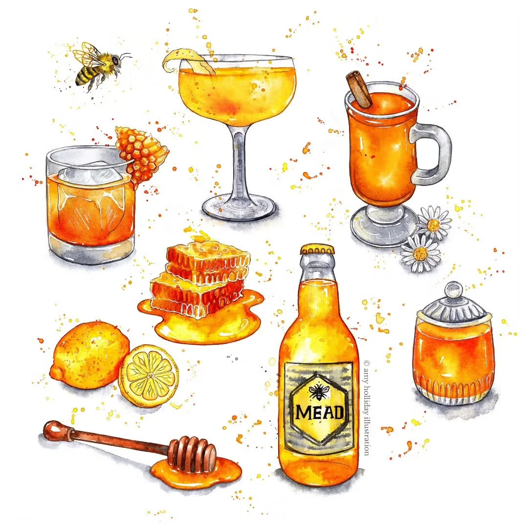 The Honey Book was published 5 years ago! 😵 Time flies when you're having fun 😅 Here's some of the sweeeeet illustrations I got to do for it 😋🍯🐝 @fourseasonschole

#bookillustration #illustration #honey