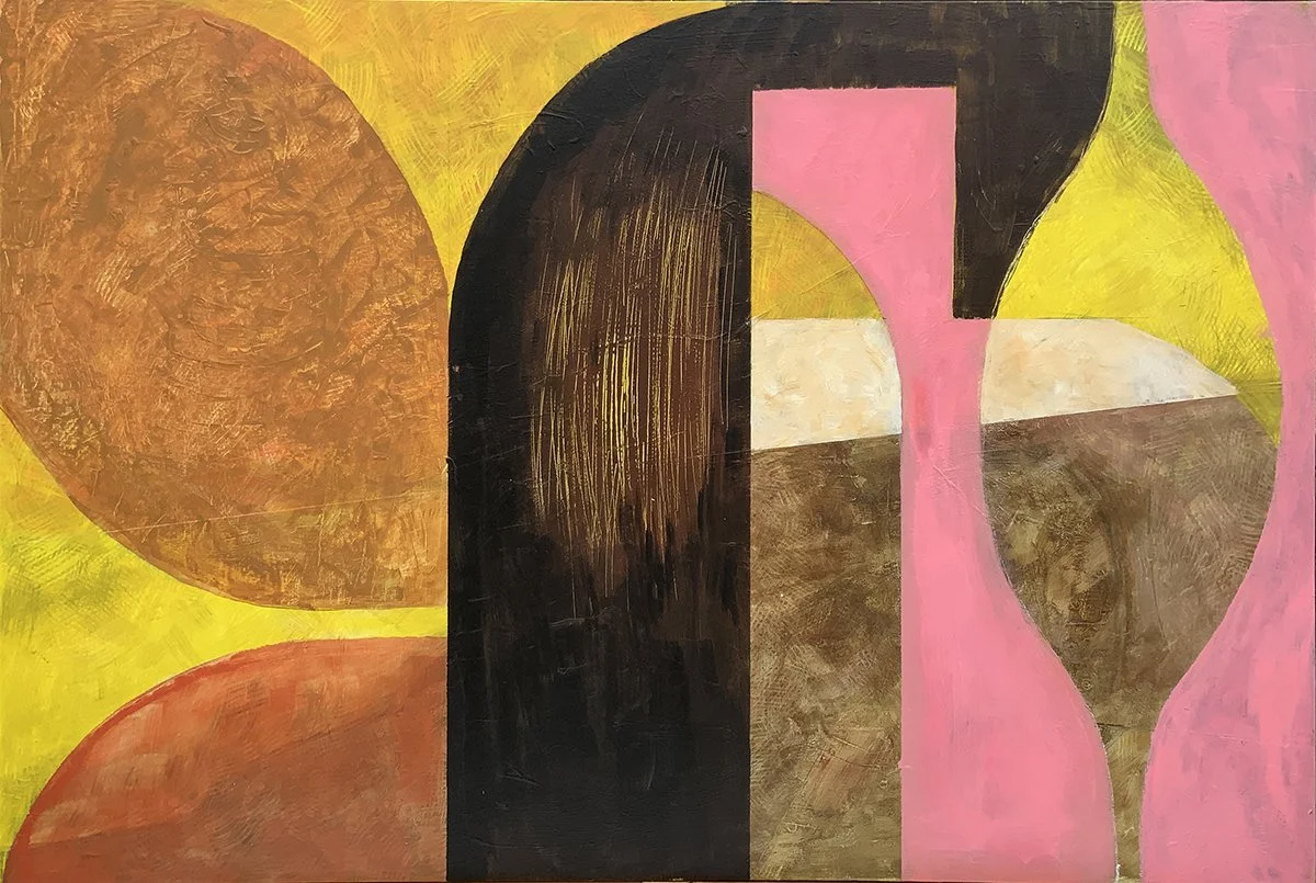 CIRCUIT  63 x 94cm Acrylic by Jo Angell