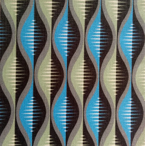 Leaf Flow 005 Shown here printed onto a textured linen. Fabric width 140cm