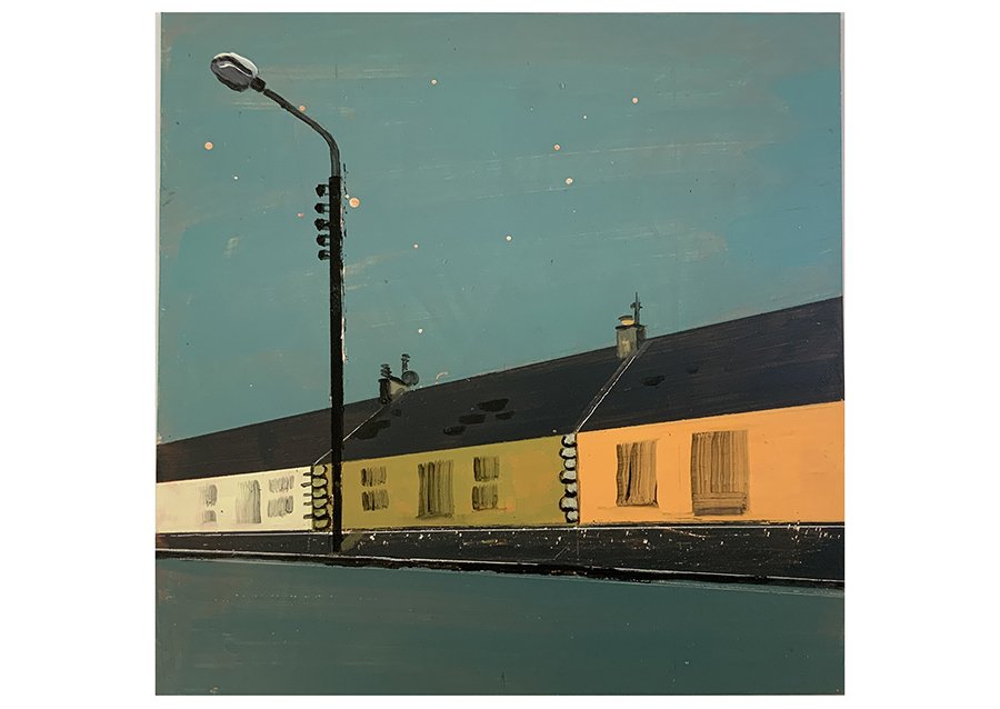 Walking in Listowel 20x20cm Insta Acrylic Jo Angell news.jpg