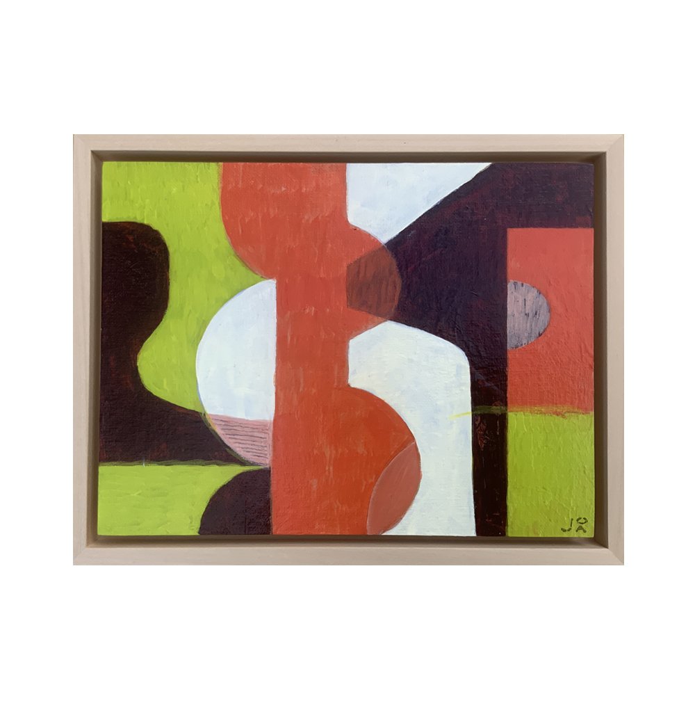 Layer 1. 21 x 27cm Acrylic