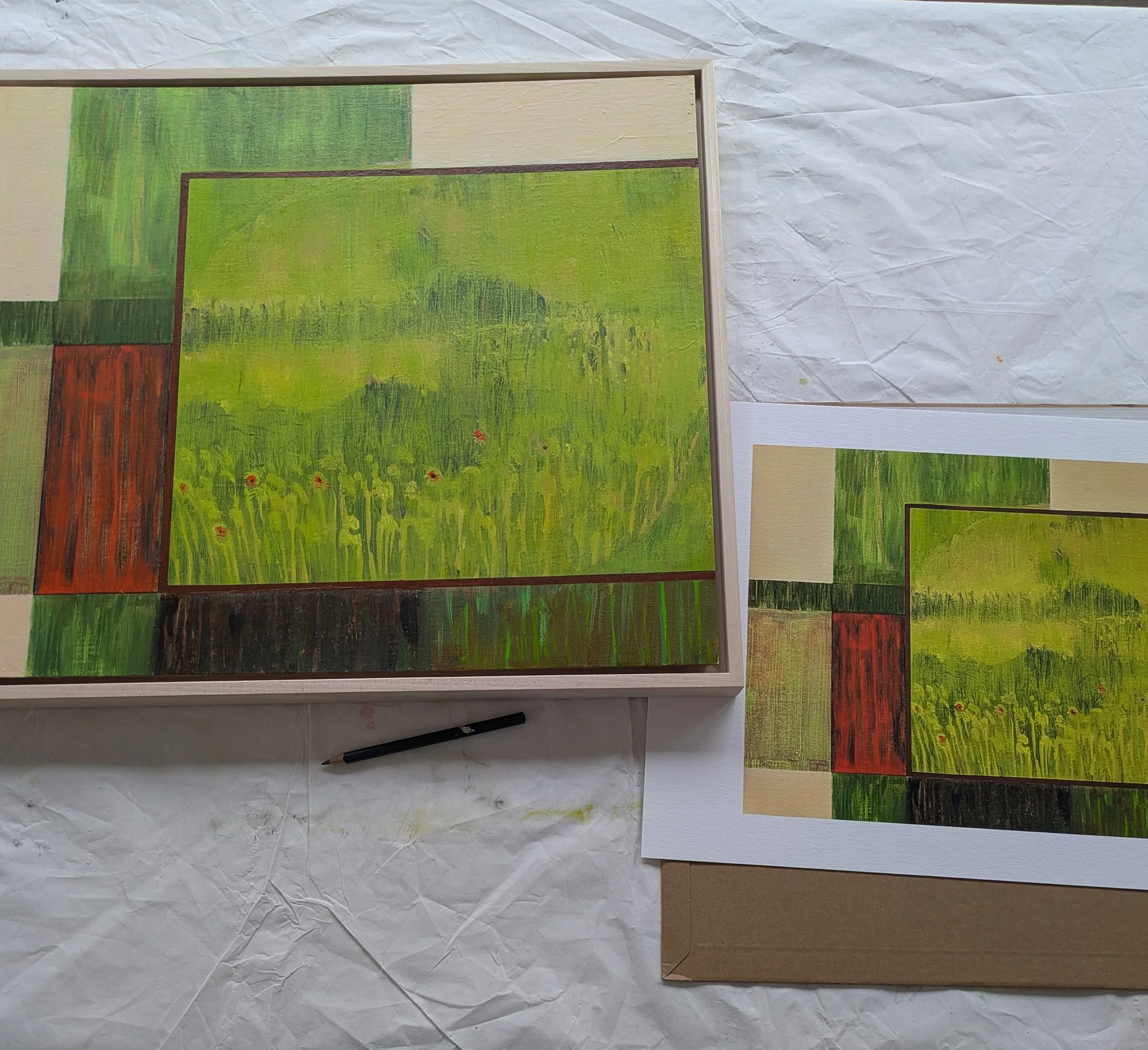 Red Poppies print & painting.jpg