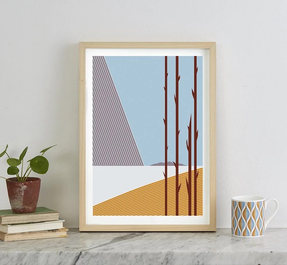 Loch Lines Print