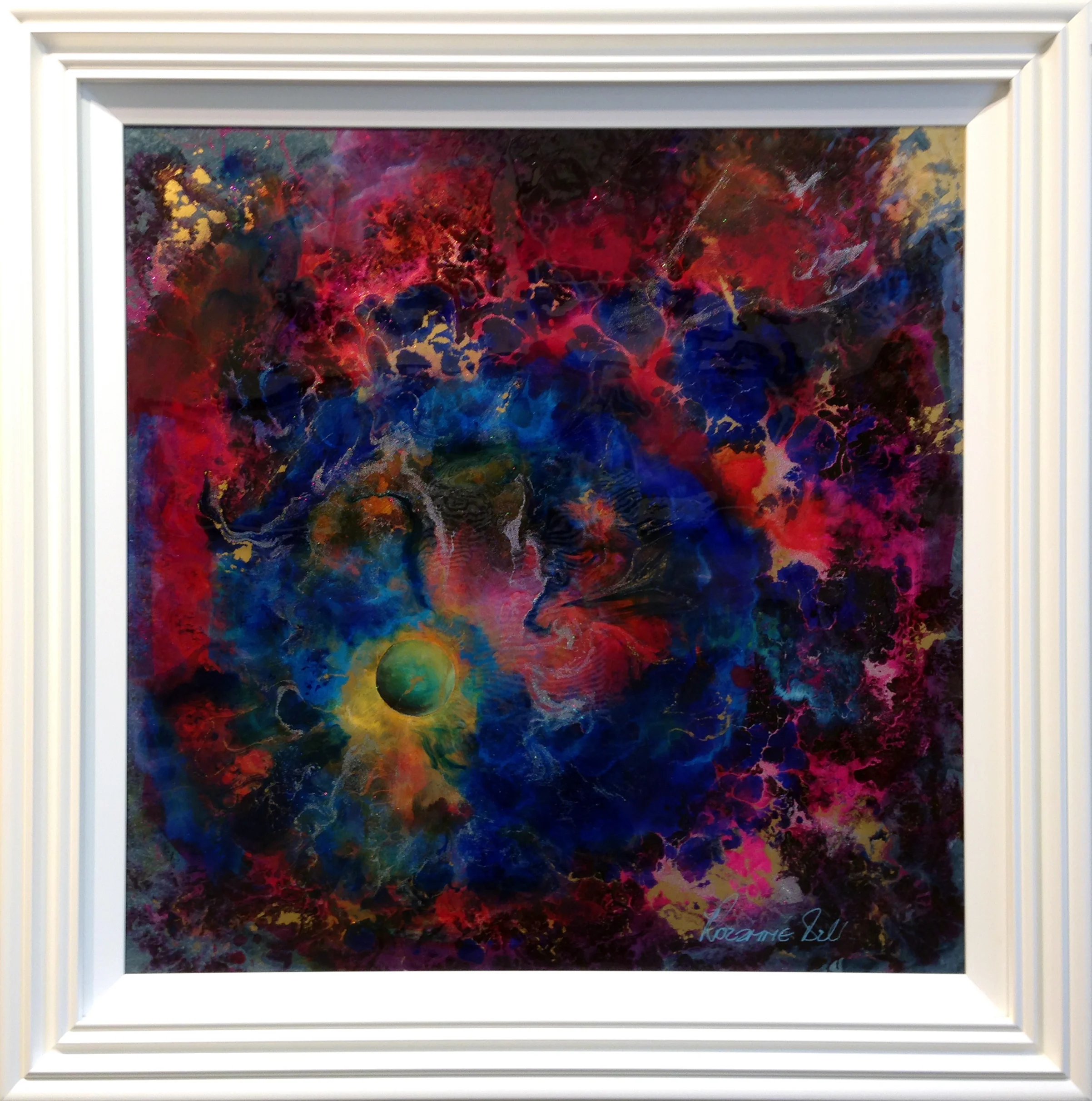 Rozanne Bell - original art - cosmos