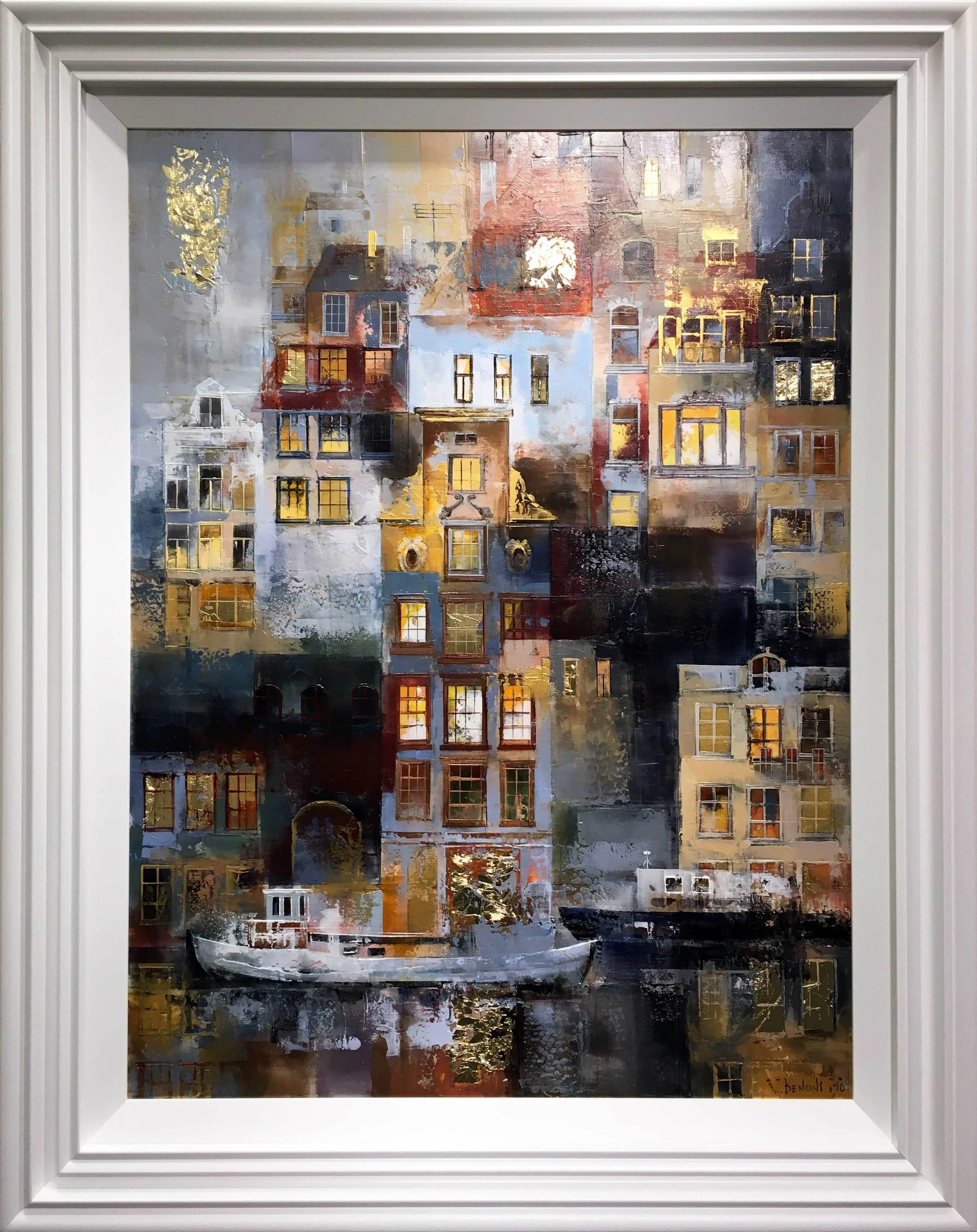 Veronika Benoni art - Amsterdam Mirage painting Abingdon Gallery