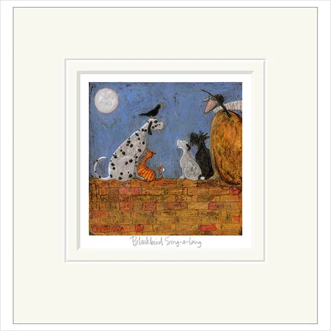 Sam Toft - limited edition print - Blackbird Sing-a-Long