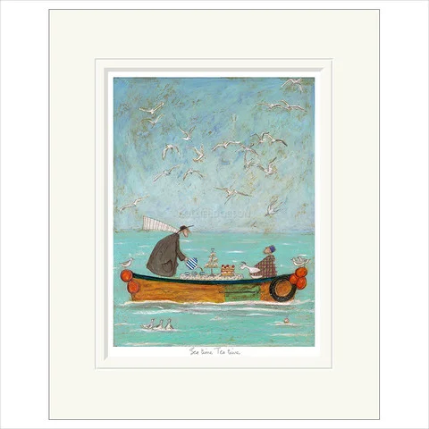 Sam Toft limited edition print Sea Time Tea Time Abingdon Gallery