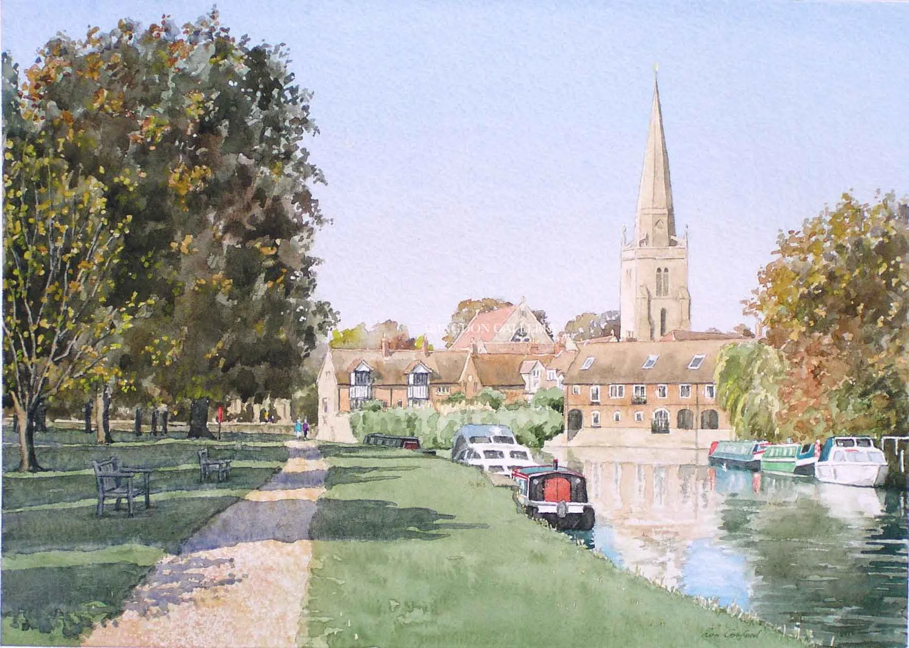 Ron Cosford local limited edition prints thames path abingdon gallery