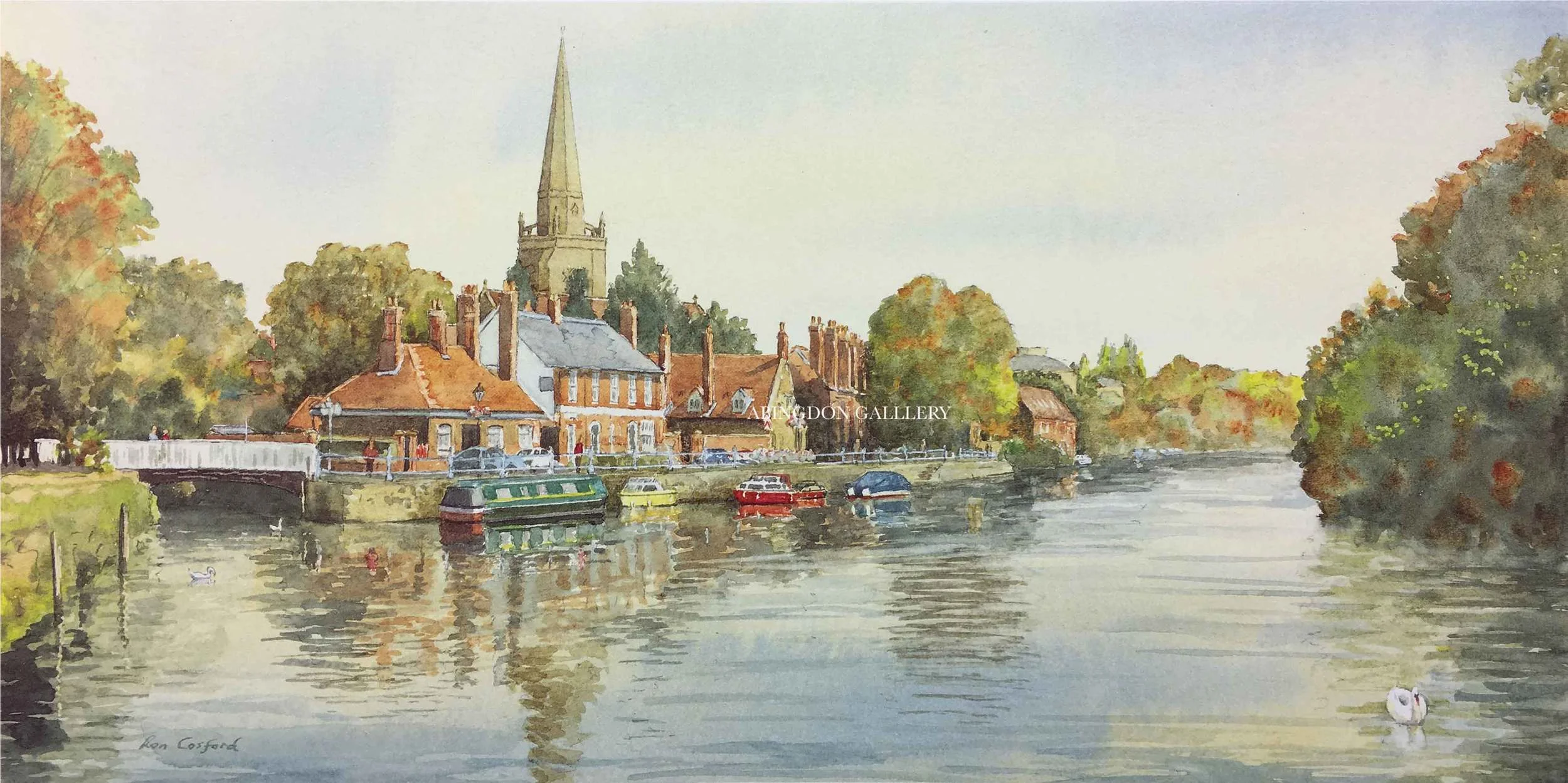 ron cosford limited edition prints abingdon autumn