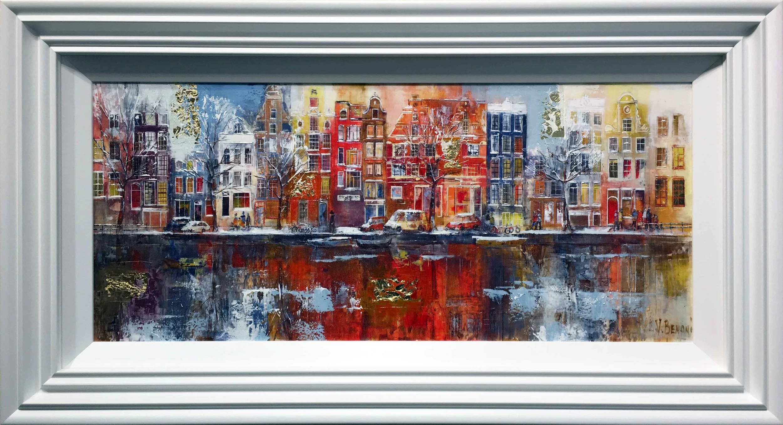 Veronika Benoni original painting of Amsterdam