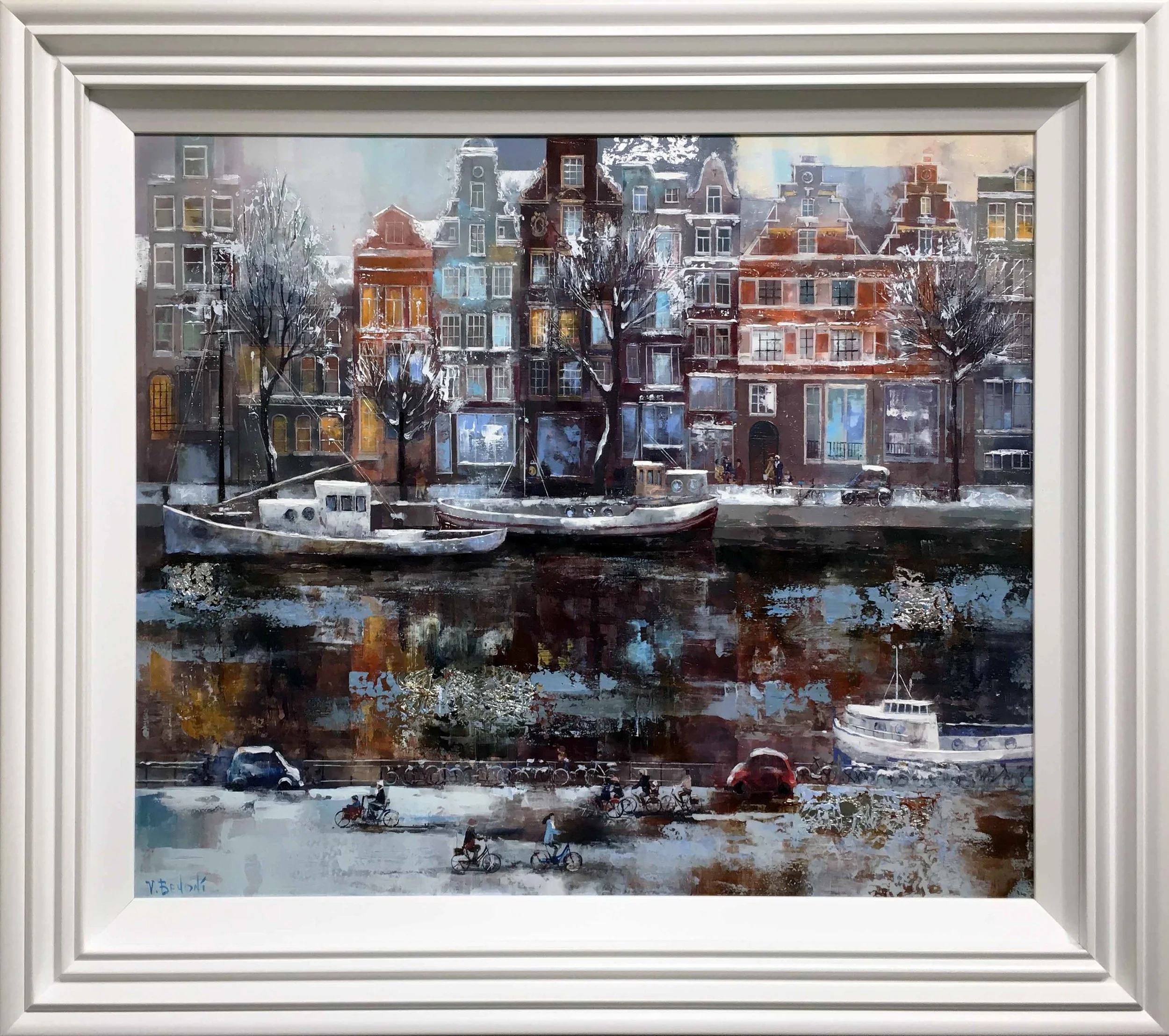 Veronika Benoni - Amsterdam painting at Abingdon Gallery