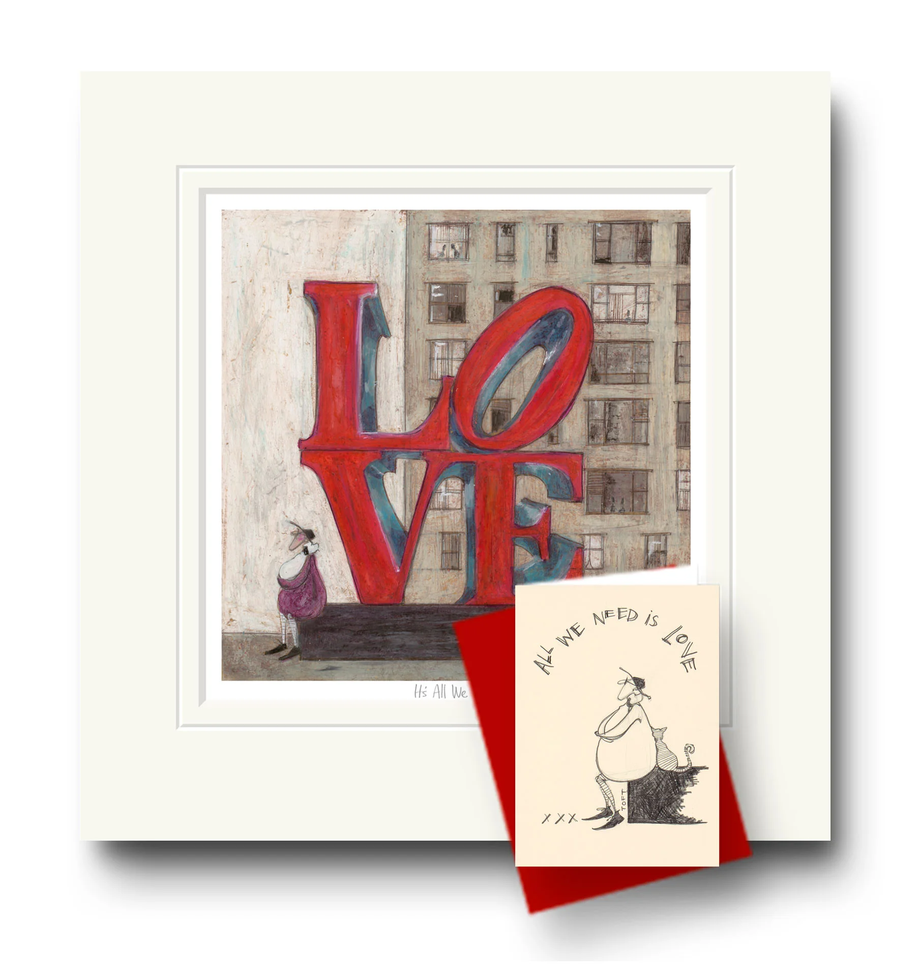 Sam Toft limited edition it's all we need valentines abingdon gallery