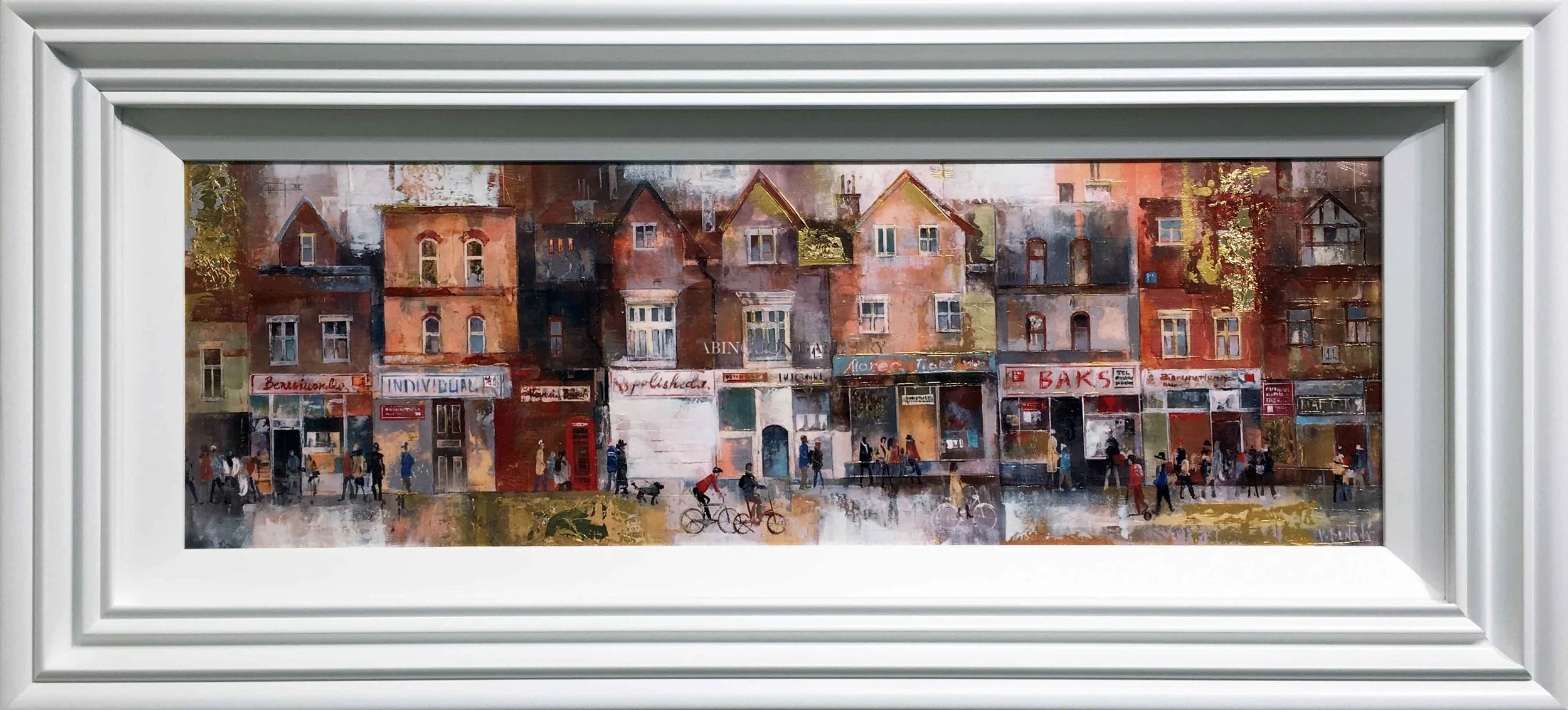 Veronika benoni at the street original painting at Abingdon gallery