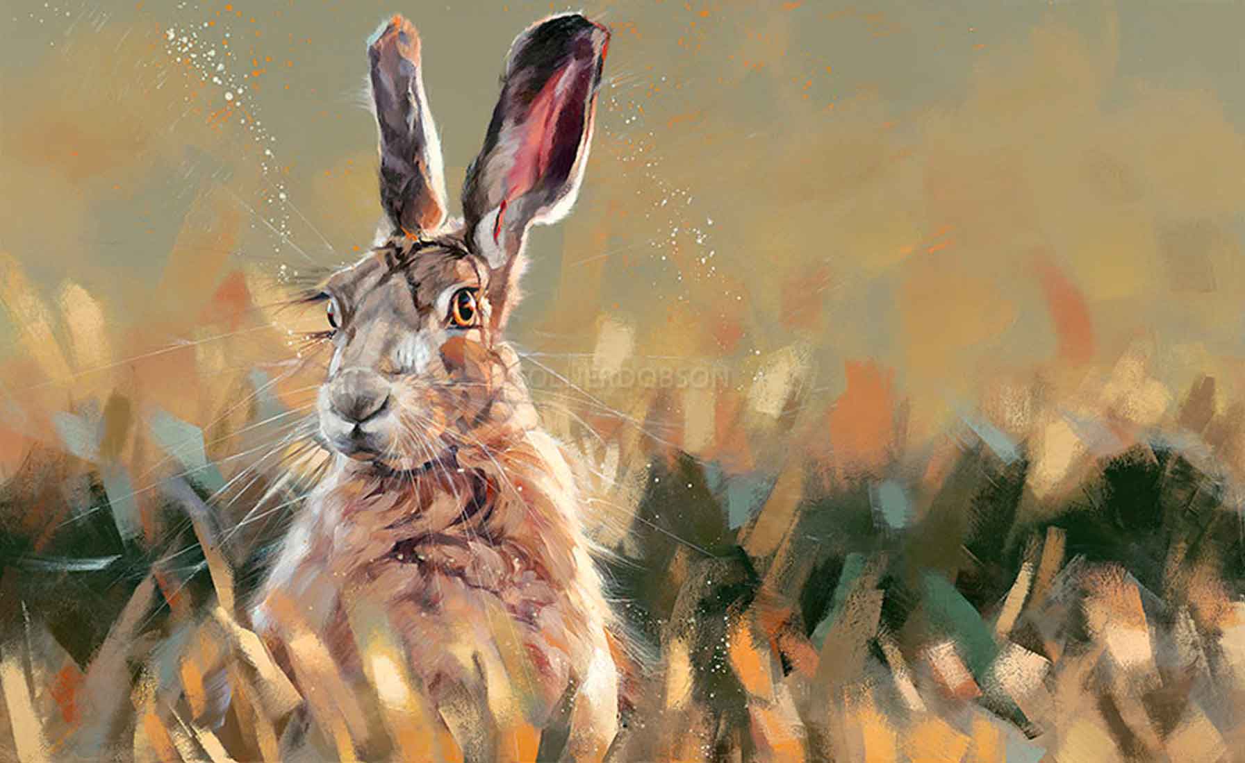 Debbi Boon limited edition print Whiskers Abingdon Gallery