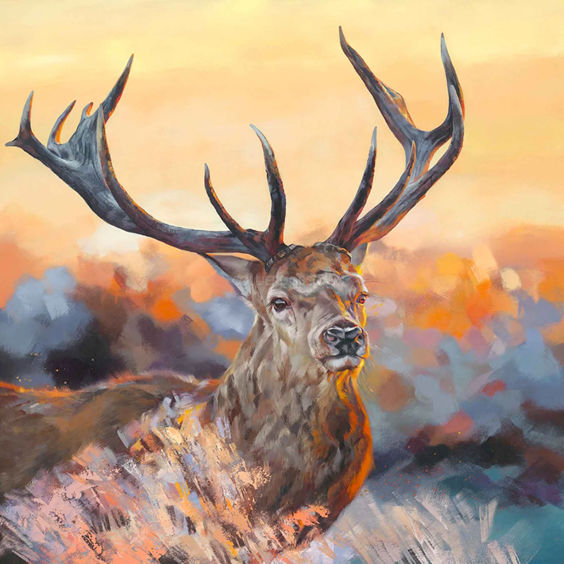 Debbie Boon limited edition print Highland and Moorland Abingdon Gallery