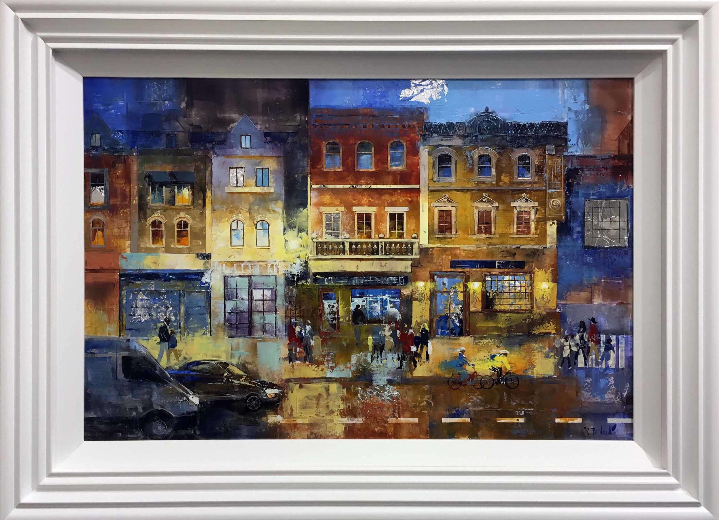 benoni street scene original painting abingdon gallery
