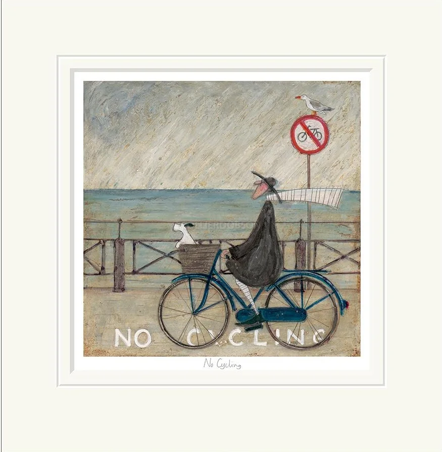 abingdon gallery sam toft limited edition print no cycling