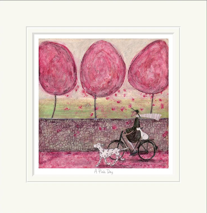 abingdon gallery sam toft limited edition print pink day